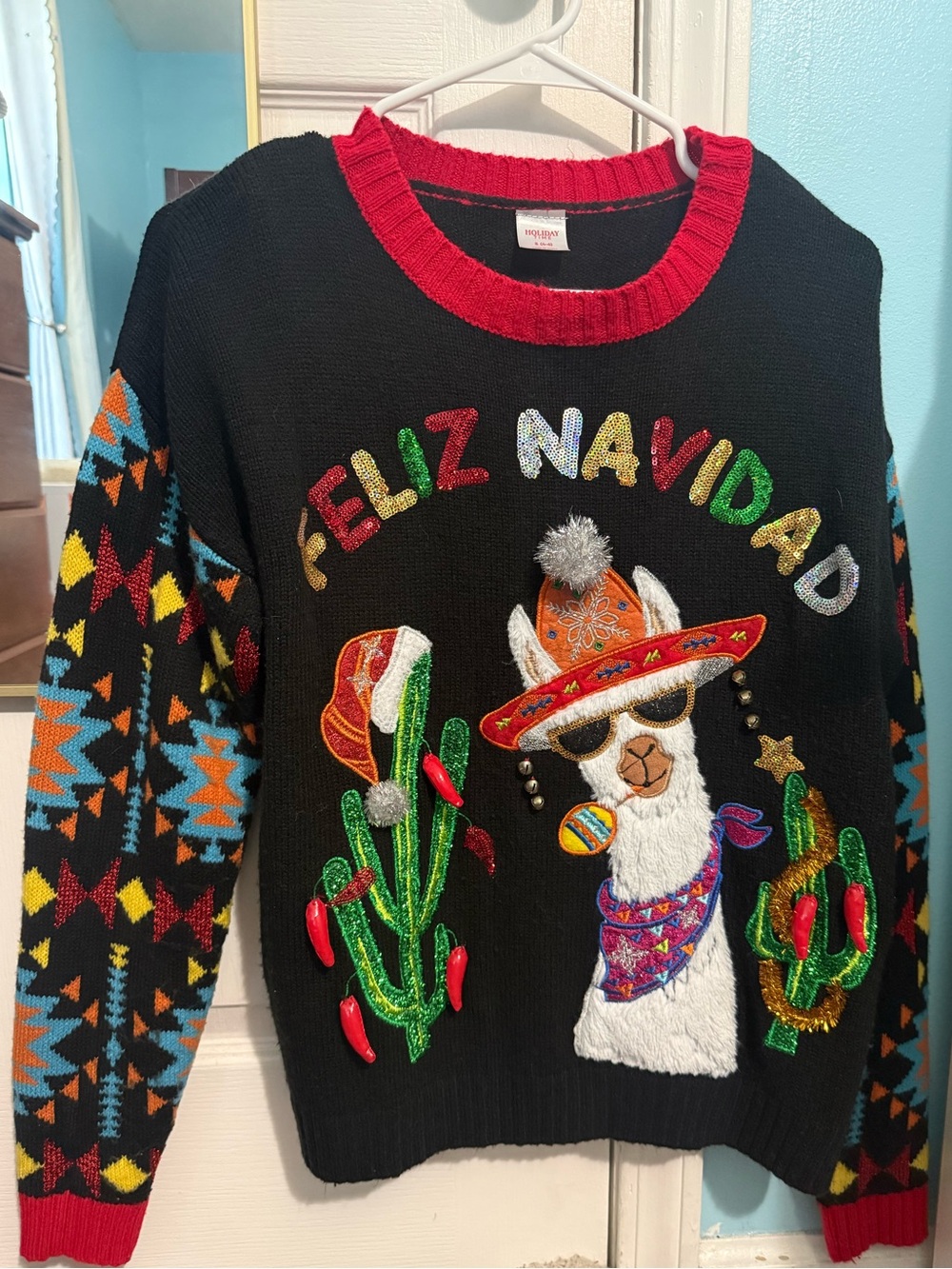 Christmas Llama Sweater